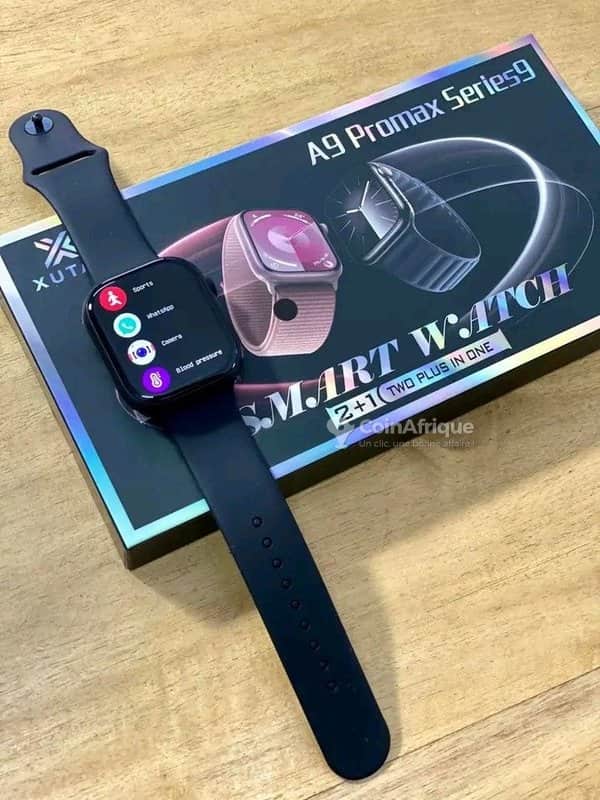 Smartwatch A9 - Montre Connectée Multifonctions avec Suivi de Santé et Notifications
