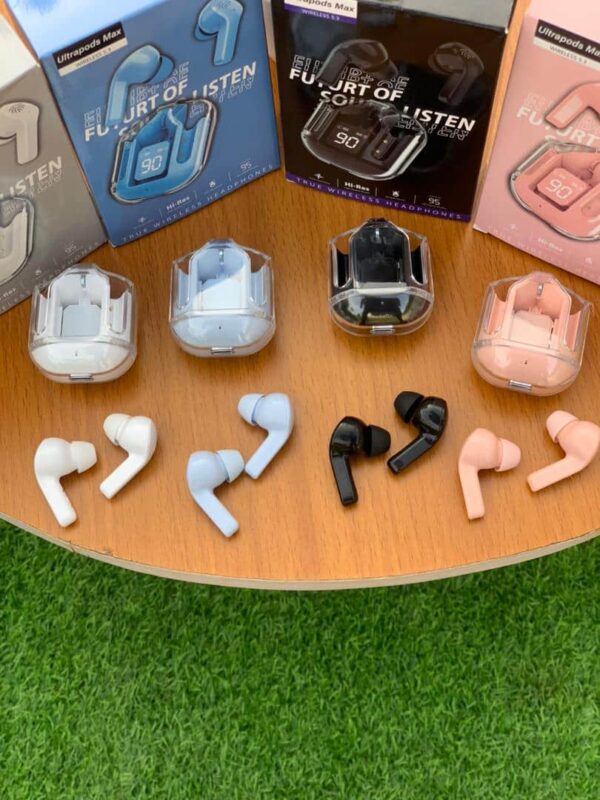 Image des AirPods Future of Listen - Écouteurs sans fil avec son haute définition et design innovant