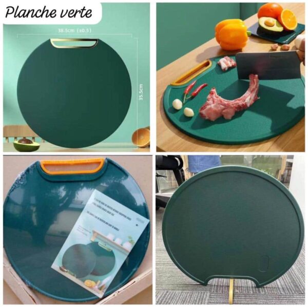 Planche à découper en plastique