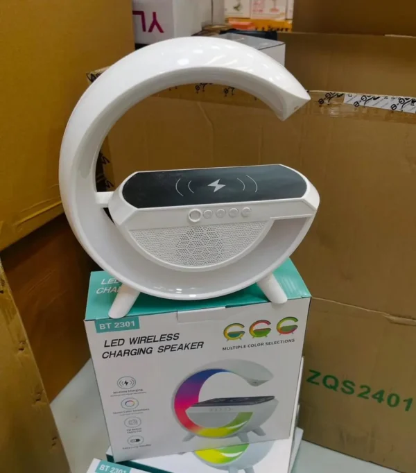Haut-parleur LED Multifonction avec Chargeur Sans Fil
